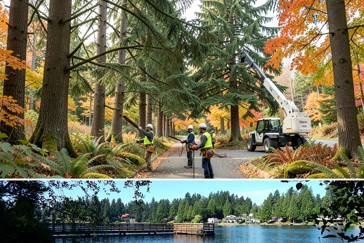 Weight reduction pruning in Federal Way, King County, WA - Work should be scheduled during dormant seasons to avoid interfering with flowering or fruiting cycles specific to local tree...