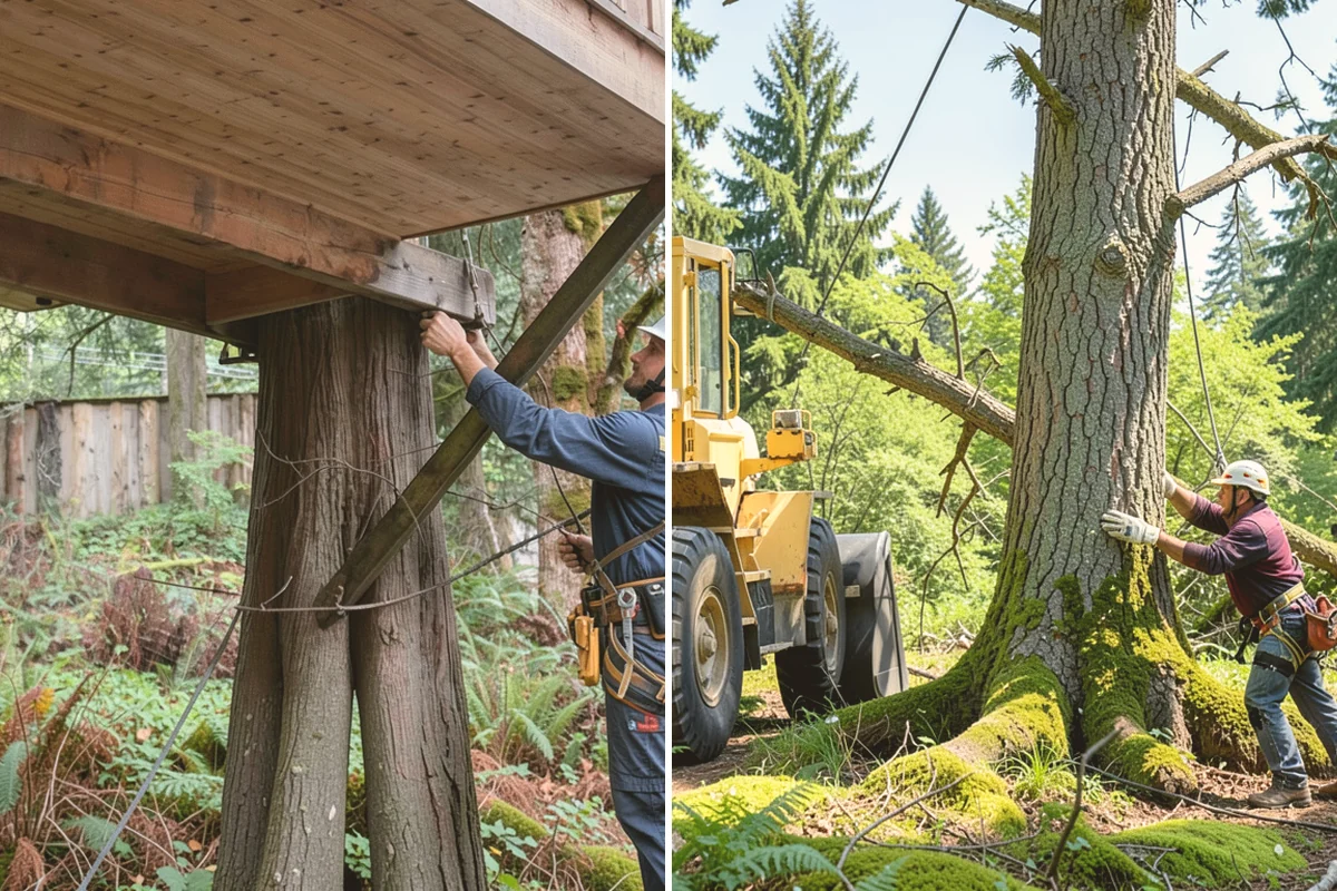 Weight reduction pruning in Fife, Pierce County, WA - Assess canopy condition and pruning objectives