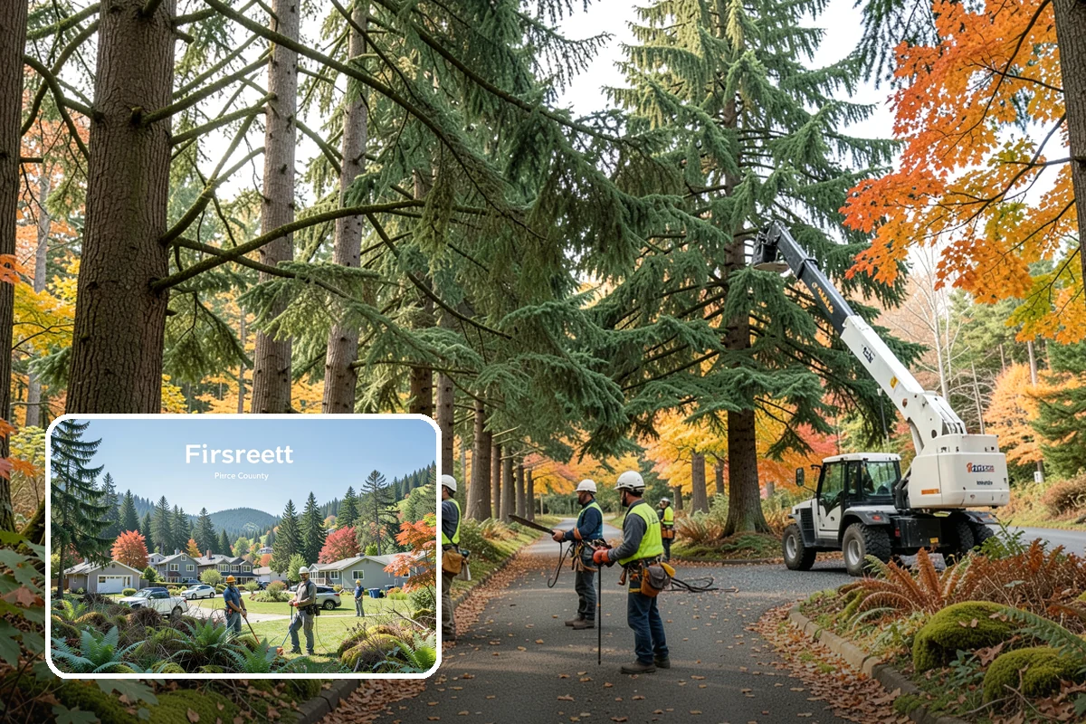 Weight reduction pruning in Fircrest, Pierce County, WA - Improves tree structure, health, and appearance