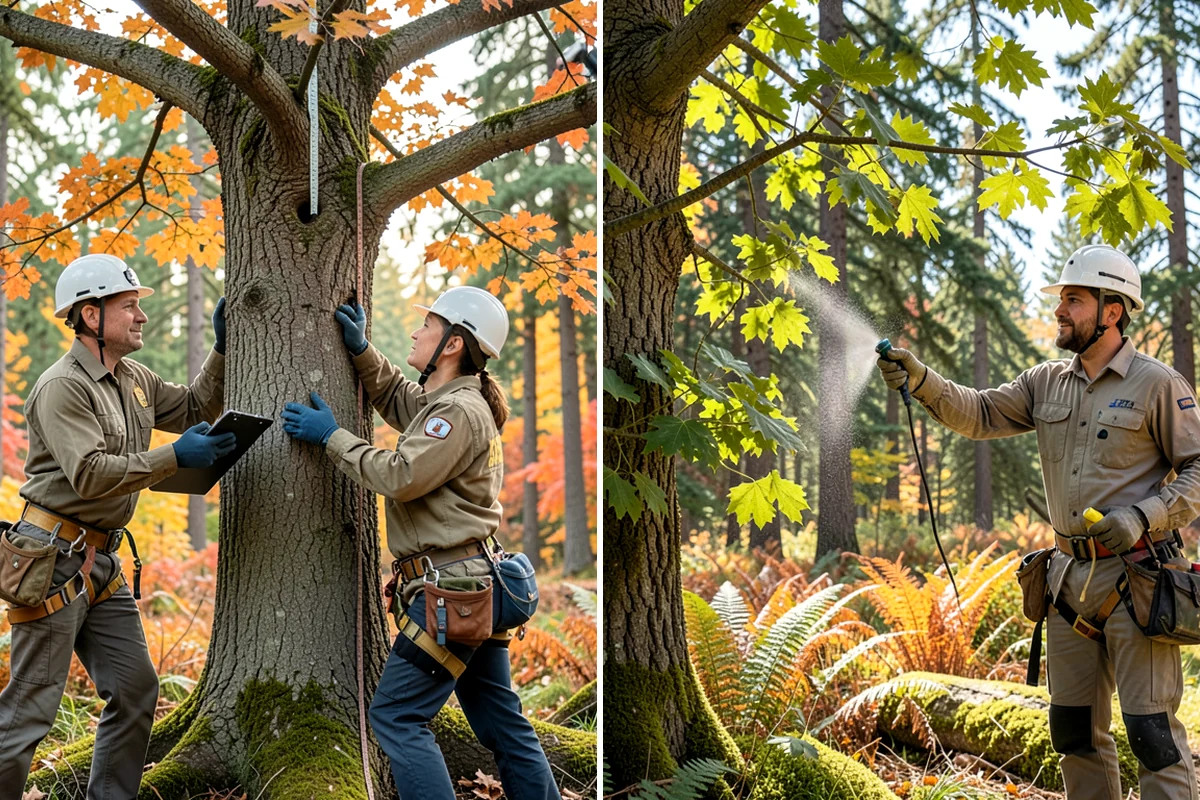 Weight reduction pruning in Gig Harbor, Pierce County, WA - Assess canopy condition and pruning objectives