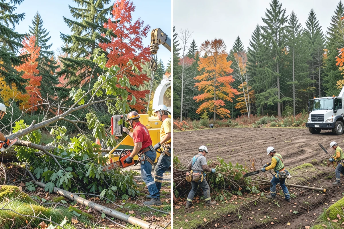 Weight reduction pruning in Granite Falls, Snohomish County, WA - Assess canopy condition and pruning objectives