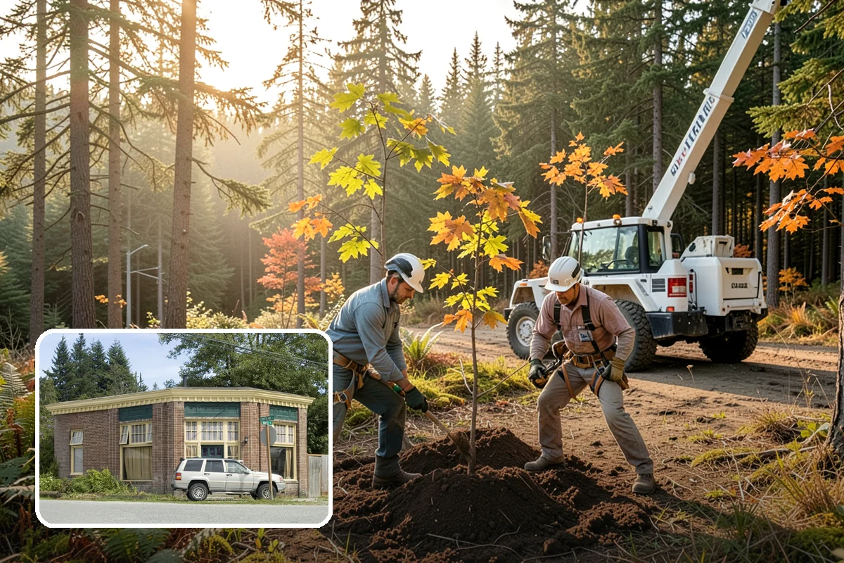 Weight reduction pruning in Hamilton, Skagit County, WA - Improves tree structure, health, and appearance