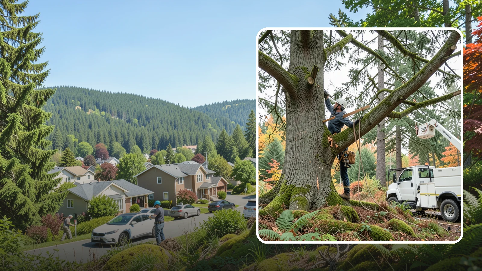 Weight reduction pruning in Index, Snohomish County, WA - The reduction of weight on long or heavy limbs.