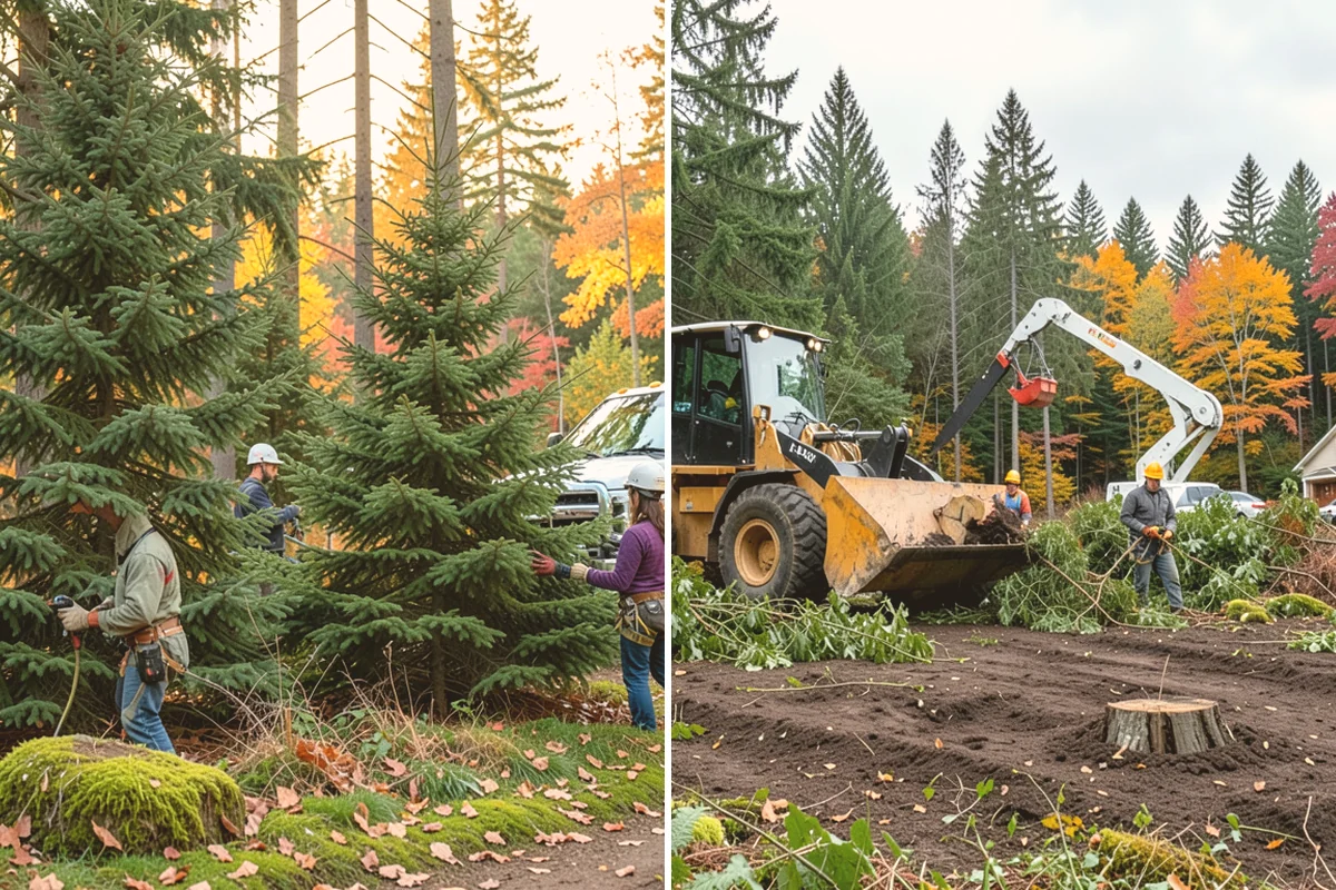 Weight reduction pruning in Kent, King County, WA - Assess canopy condition and pruning objectives