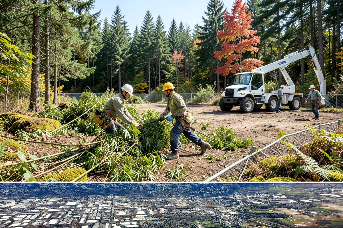 Weight reduction pruning in Kent, King County, WA - Work should be scheduled during dormant seasons to avoid interfering with flowering or fruiting cycles specific to local tree...