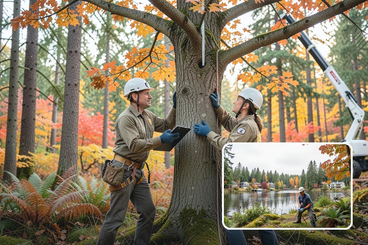 Weight reduction pruning in La Conner, Skagit County, WA - Improves tree structure, health, and appearance