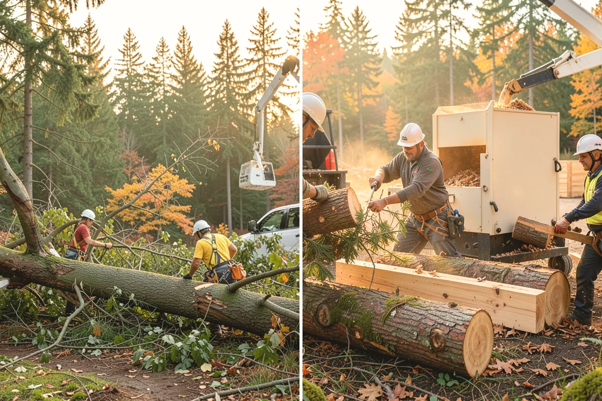 Weight reduction pruning in La Conner, Skagit County, WA - Assess canopy condition and pruning objectives