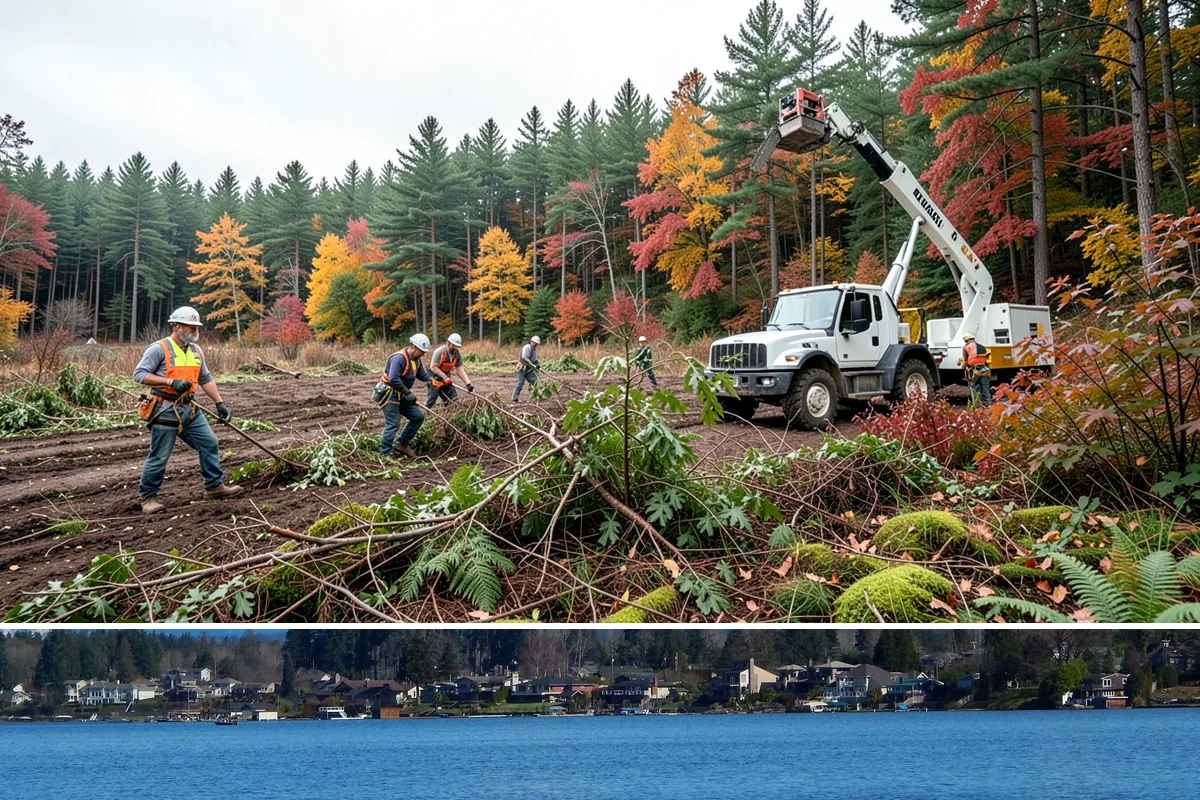 Weight reduction pruning in Lake Stevens, Snohomish County, WA - Work should be scheduled during dormant seasons to avoid interfering with flowering or fruiting cycles specific to local tree...
