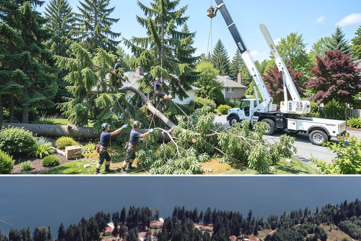 Weight reduction pruning in Lakewood, Pierce County, WA - Work should be scheduled during dormant seasons to avoid interfering with flowering or fruiting cycles specific to local tree...