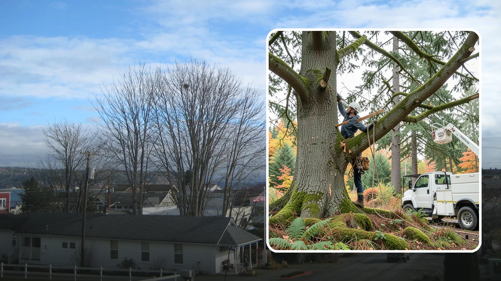 Weight reduction pruning in Langley, Island County, WA - The reduction of weight on long or heavy limbs.