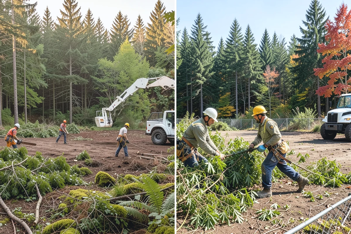 Weight reduction pruning in Marysville, Snohomish County, WA - Assess canopy condition and pruning objectives