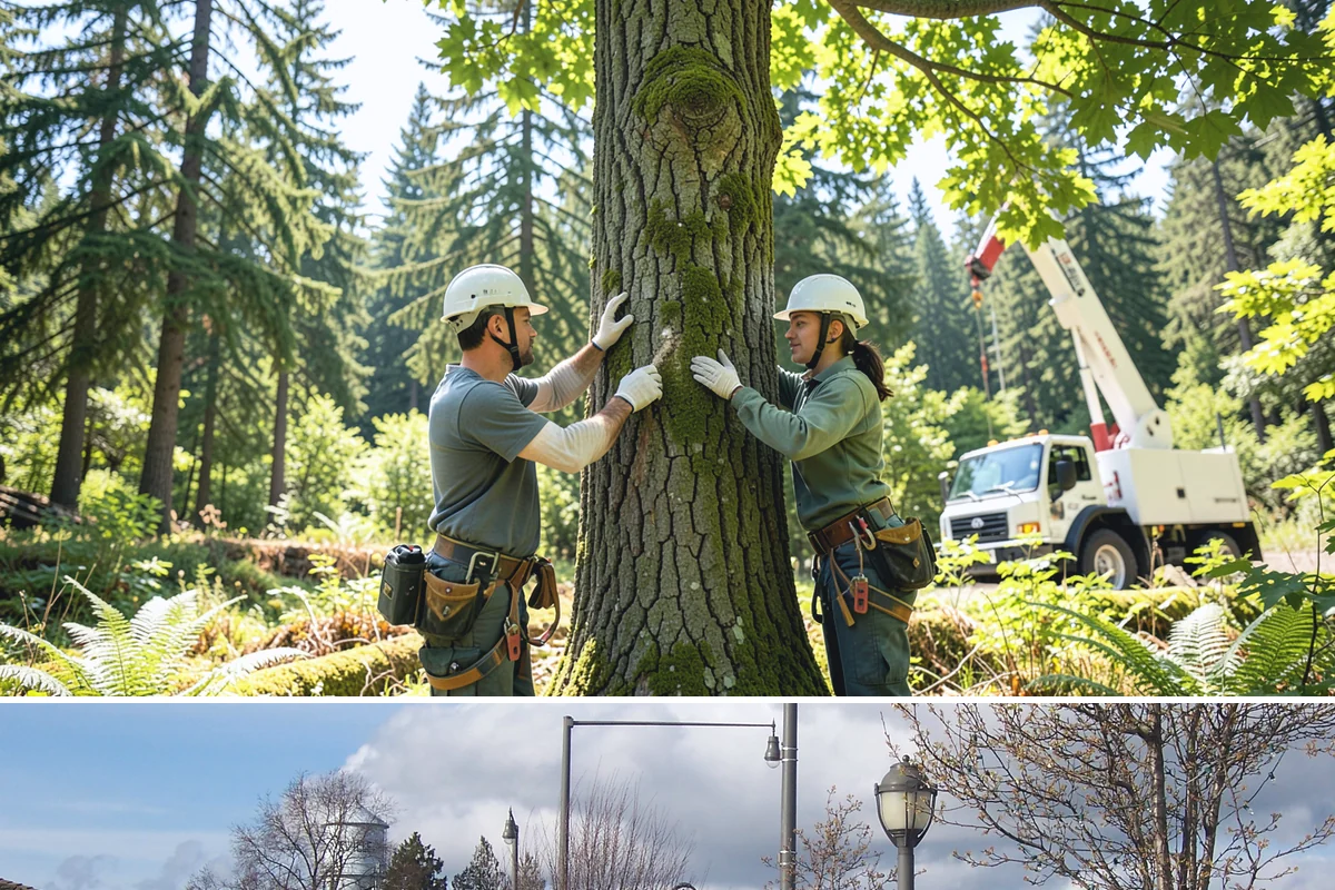 Weight reduction pruning in Marysville, Snohomish County, WA - Work should be scheduled during dormant seasons to avoid interfering with flowering or fruiting cycles specific to local tree...