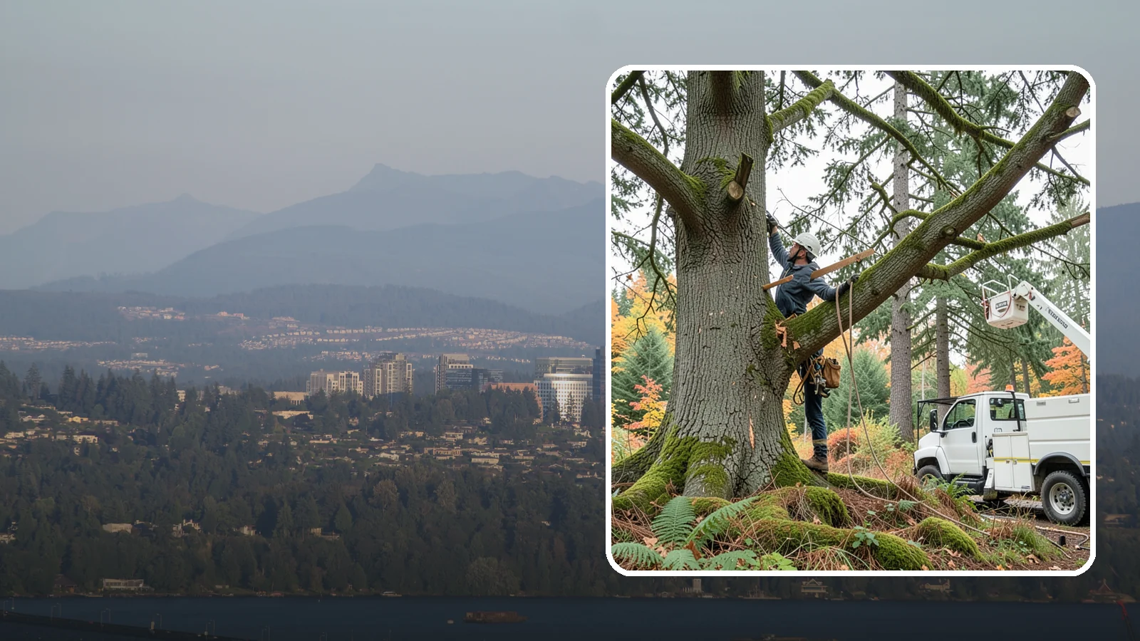 Weight reduction pruning in Medina, King County, WA - The reduction of weight on long or heavy limbs.