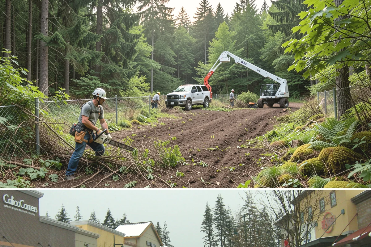 Weight reduction pruning in Mill Creek, Snohomish County, WA - Work should be scheduled during dormant seasons to avoid interfering with flowering or fruiting cycles specific to local tree...