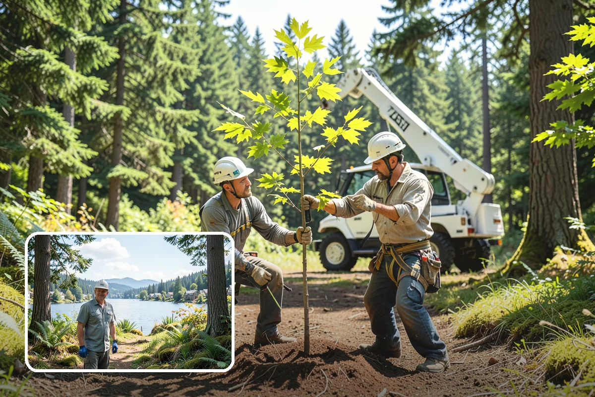 Weight reduction pruning in Milton, King County, WA - Improves tree structure, health, and appearance