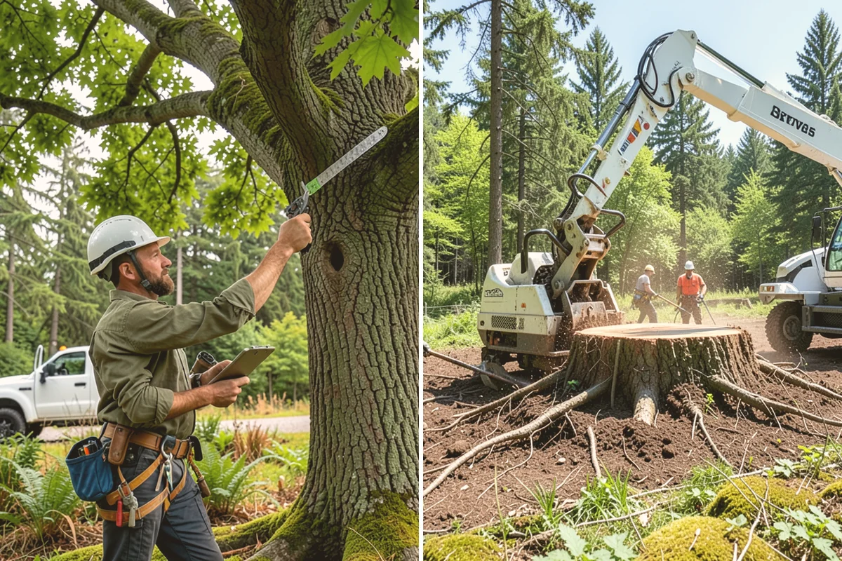 Weight reduction pruning in Mount Vernon, Skagit County, WA - Assess canopy condition and pruning objectives