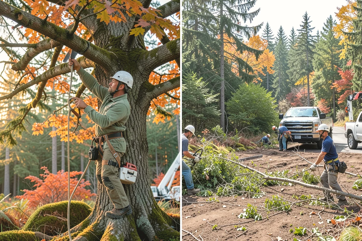 Weight reduction pruning in Mountlake Terrace, Snohomish County, WA - Assess canopy condition and pruning objectives