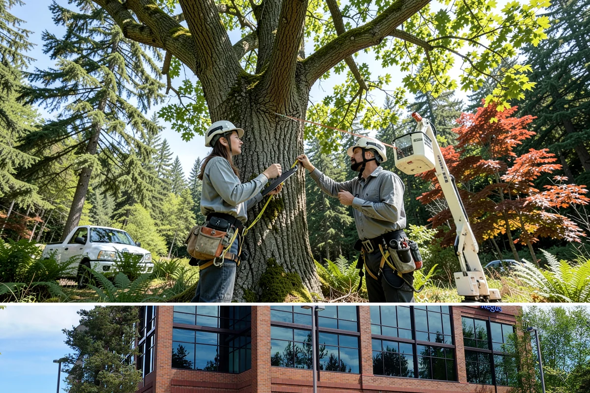Weight reduction pruning in Mountlake Terrace, Snohomish County, WA - Work should be scheduled during dormant seasons to avoid interfering with flowering or fruiting cycles specific to local tree...