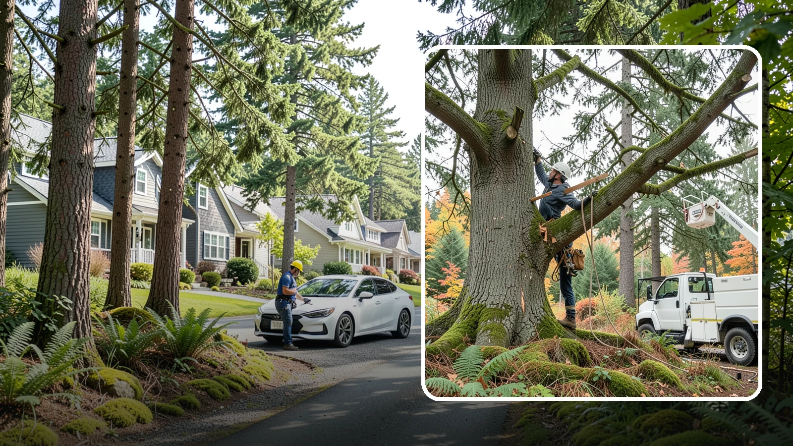 Weight reduction pruning in Normandy Park, King County, WA - The reduction of weight on long or heavy limbs.