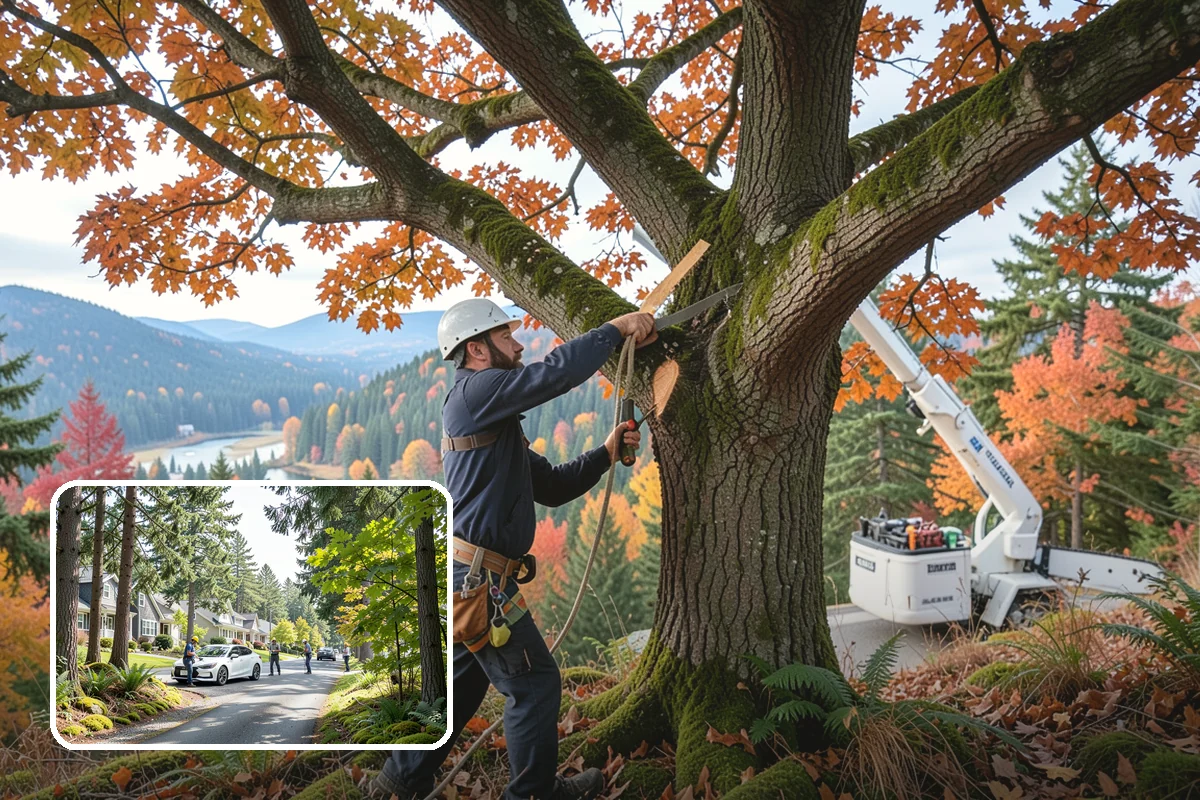Weight reduction pruning in Normandy Park, King County, WA - Improves tree structure, health, and appearance