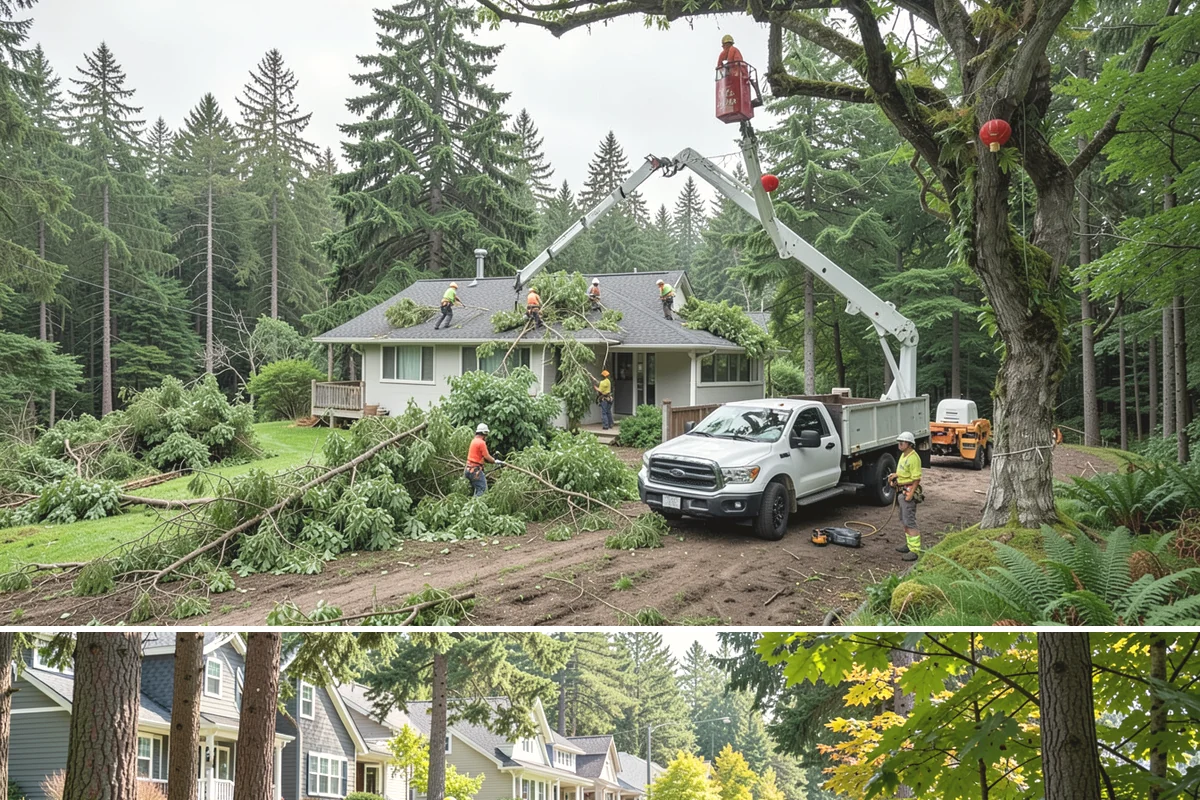 Weight reduction pruning in Normandy Park, King County, WA - Work should be scheduled during dormant seasons to avoid interfering with flowering or fruiting cycles specific to local tree...