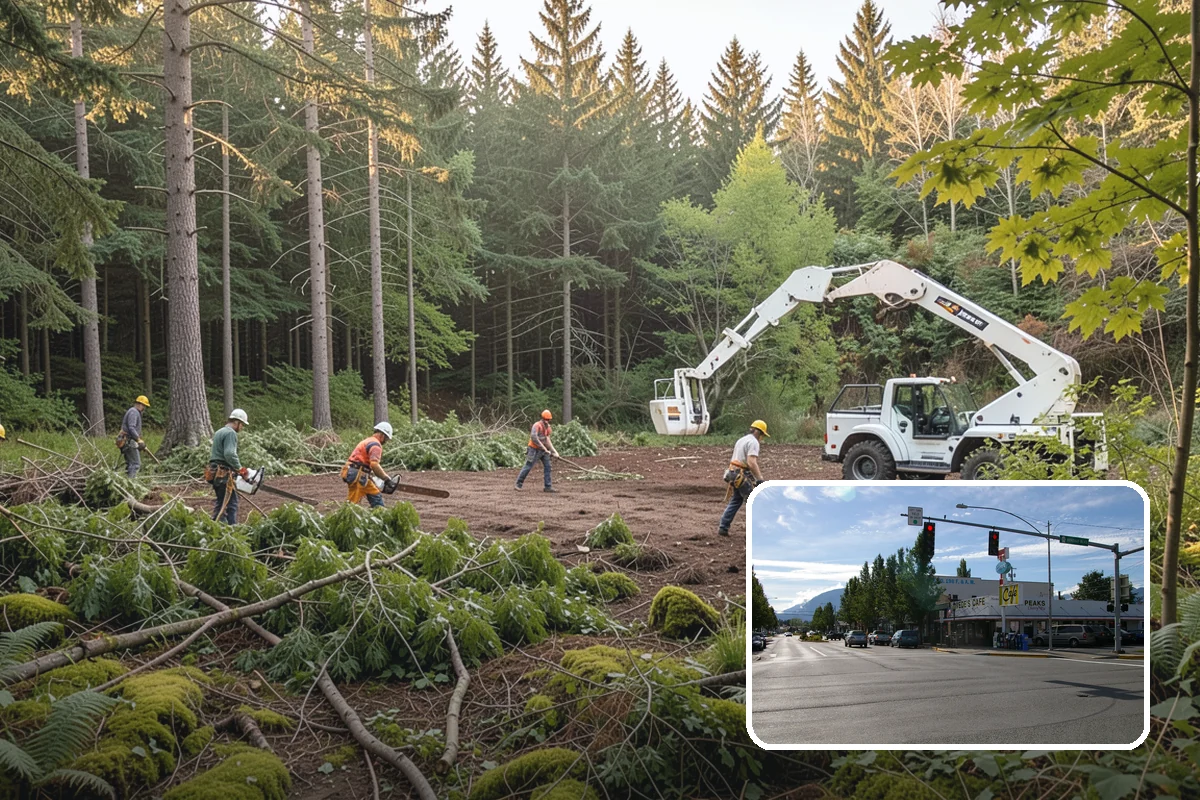 Weight reduction pruning in North Bend, King County, WA - Improves tree structure, health, and appearance