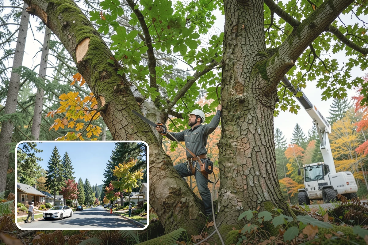 Weight reduction pruning in Orting, Pierce County, WA - Improves tree structure, health, and appearance