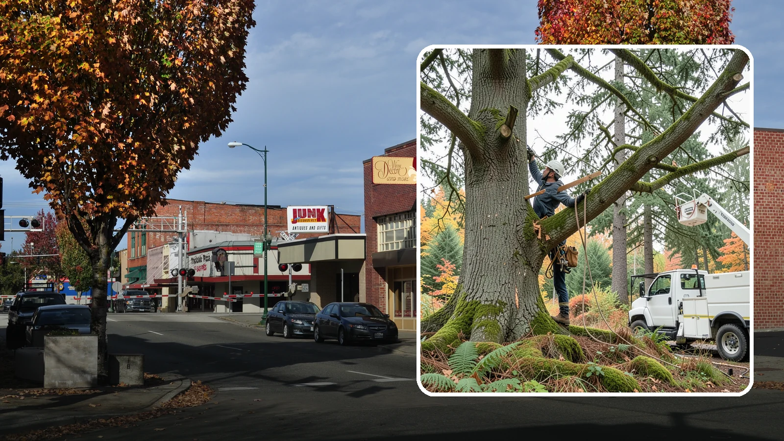 Weight reduction pruning in Puyallup, Pierce County, WA - The reduction of weight on long or heavy limbs.