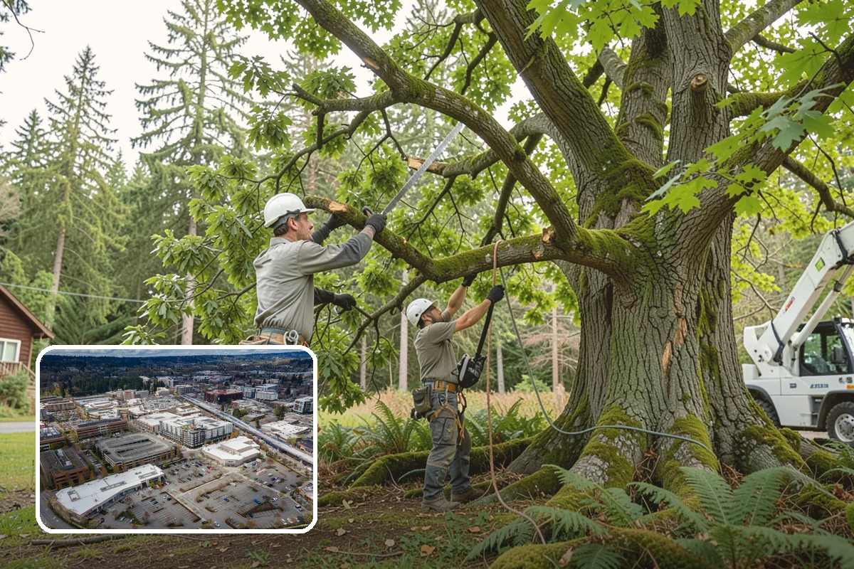 Weight reduction pruning in Redmond, King County, WA - Improves tree structure, health, and appearance