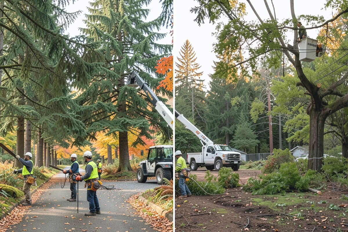 Weight reduction pruning in Renton, King County, WA - Assess canopy condition and pruning objectives
