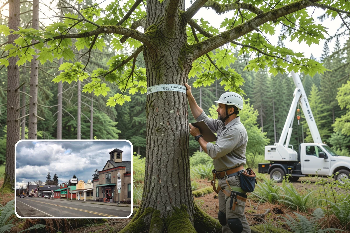 Weight reduction pruning in Roy, Pierce County, WA - Improves tree structure, health, and appearance