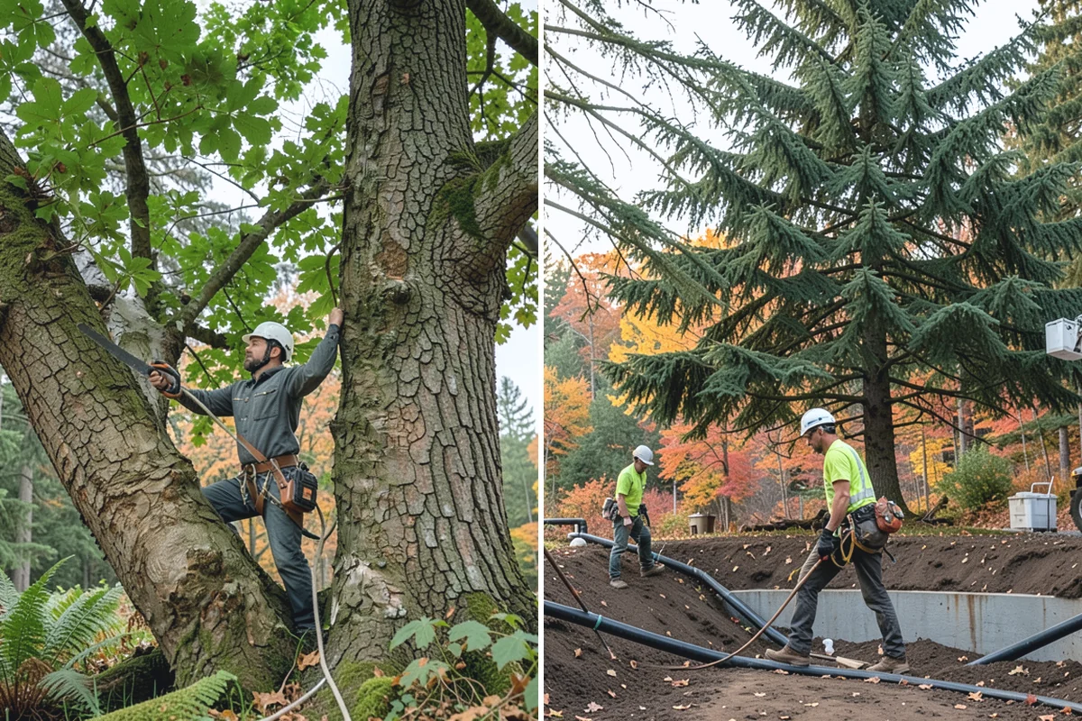 Weight reduction pruning in Roy, Pierce County, WA - Assess canopy condition and pruning objectives