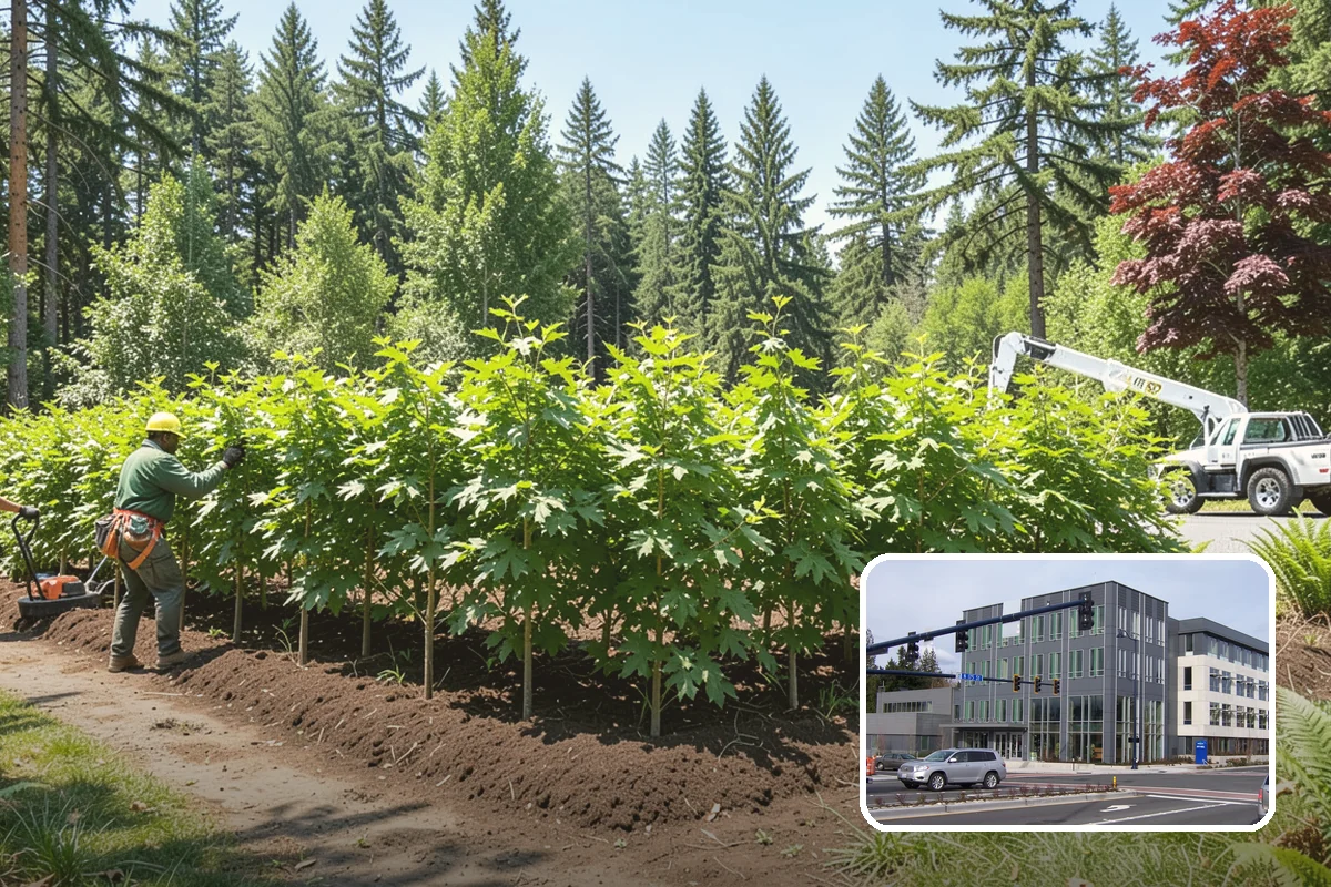 Weight reduction pruning in Shoreline, King County, WA - Improves tree structure, health, and appearance