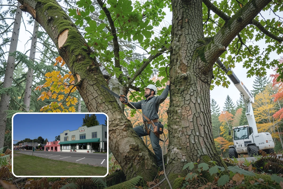 Weight reduction pruning in Snoqualmie, King County, WA - Improves tree structure, health, and appearance
