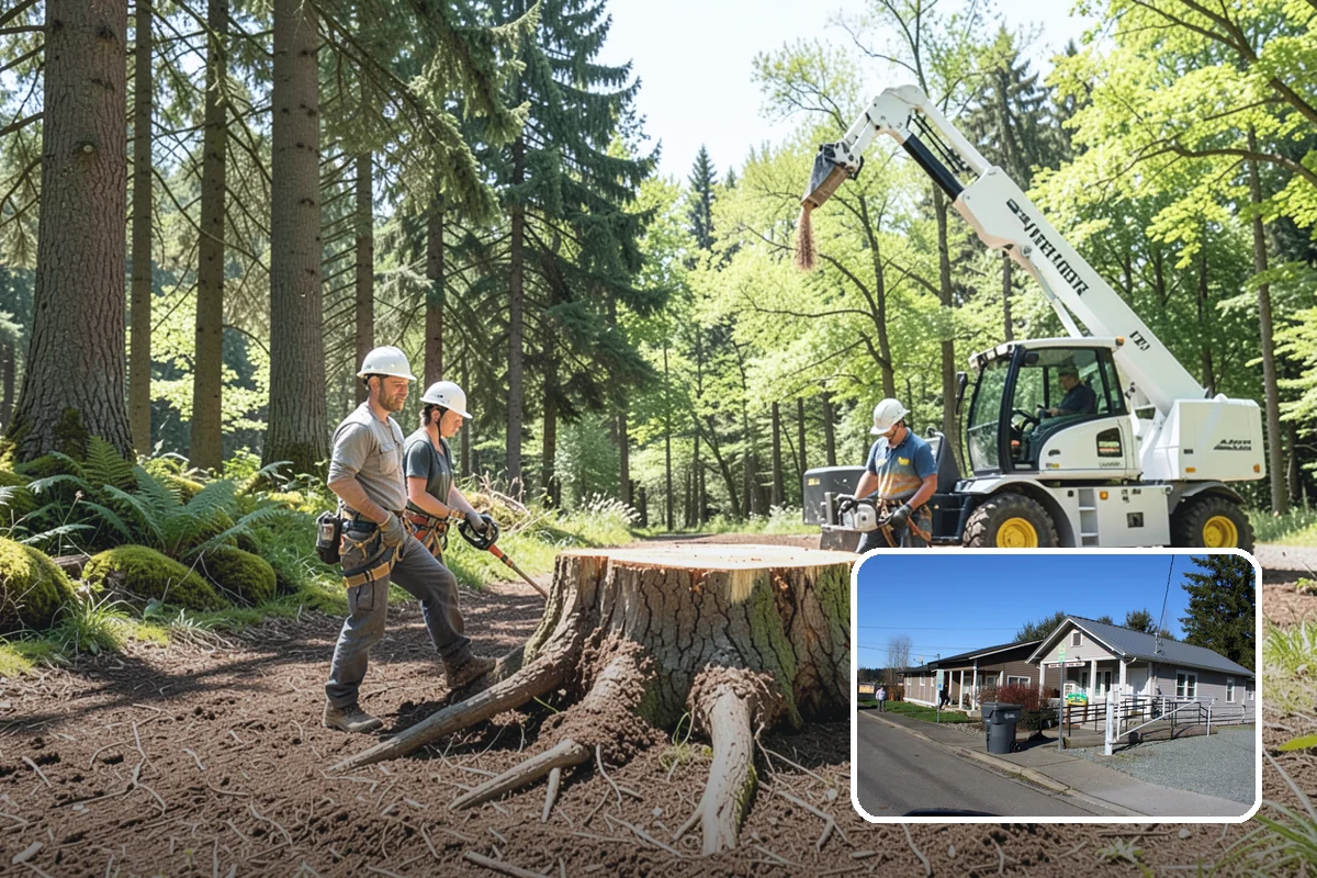 Weight reduction pruning in South Prairie, Pierce County, WA - Improves tree structure, health, and appearance