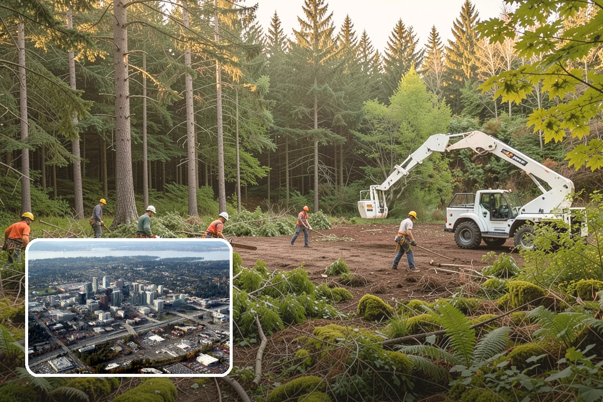 Wind damage cleanup in Bellevue, King County, WA - Restores safety and access quickly