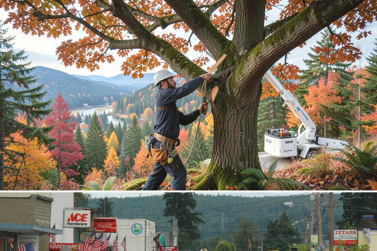 Wind damage cleanup in Carnation, King County, WA - This service is performed year-round in response to high winds but requires extra caution during wet winter months when ground...
