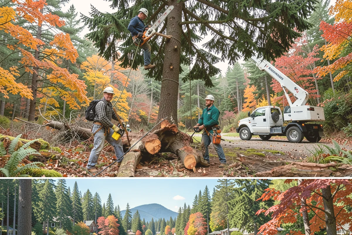 Wind damage cleanup in Covington, King County, WA - This service is performed year-round in response to high winds but requires extra caution during wet winter months when ground...