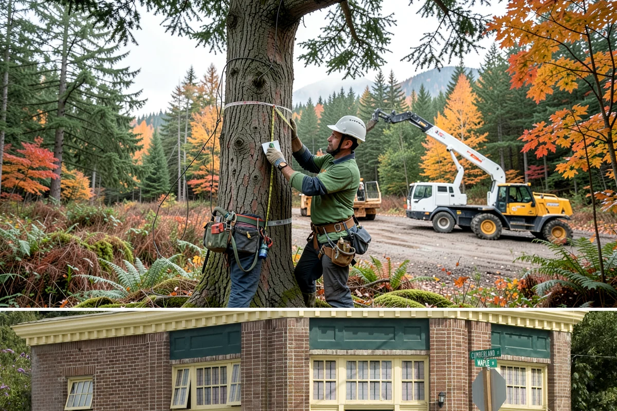 Wind damage cleanup in Hamilton, Skagit County, WA - This service is performed year-round in response to high winds but requires extra caution during wet winter months when ground...