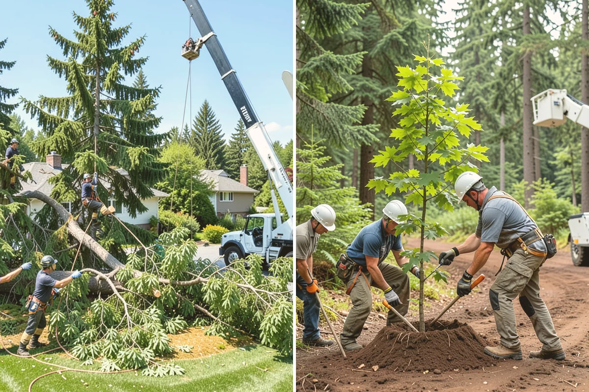 Wind damage cleanup in Langley, Island County, WA - Assess damage and immediate hazards