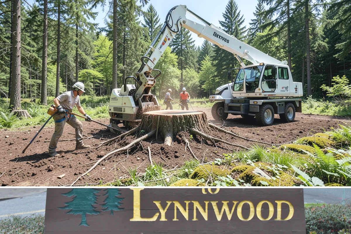 Wind damage cleanup in Lynnwood, Snohomish County, WA - This service is performed year-round in response to high winds but requires extra caution during wet winter months when ground...