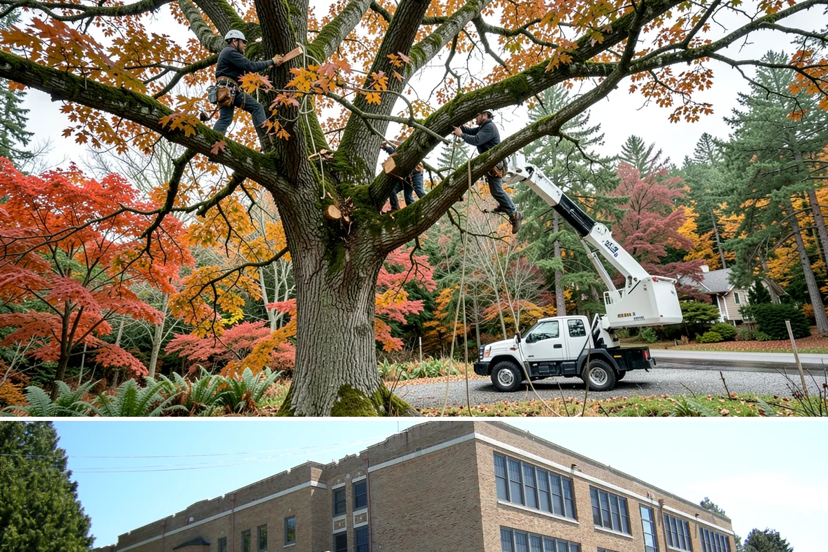 Wind damage cleanup in Maple Valley, King County, WA - This service is performed year-round in response to high winds but requires extra caution during wet winter months when ground...