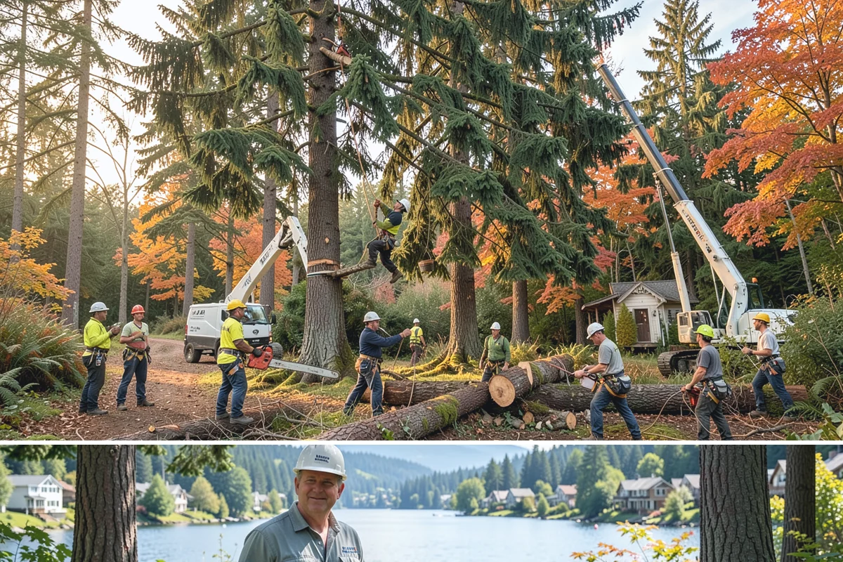 Wind damage cleanup in Milton, King County, WA - This service is performed year-round in response to high winds but requires extra caution during wet winter months when ground...