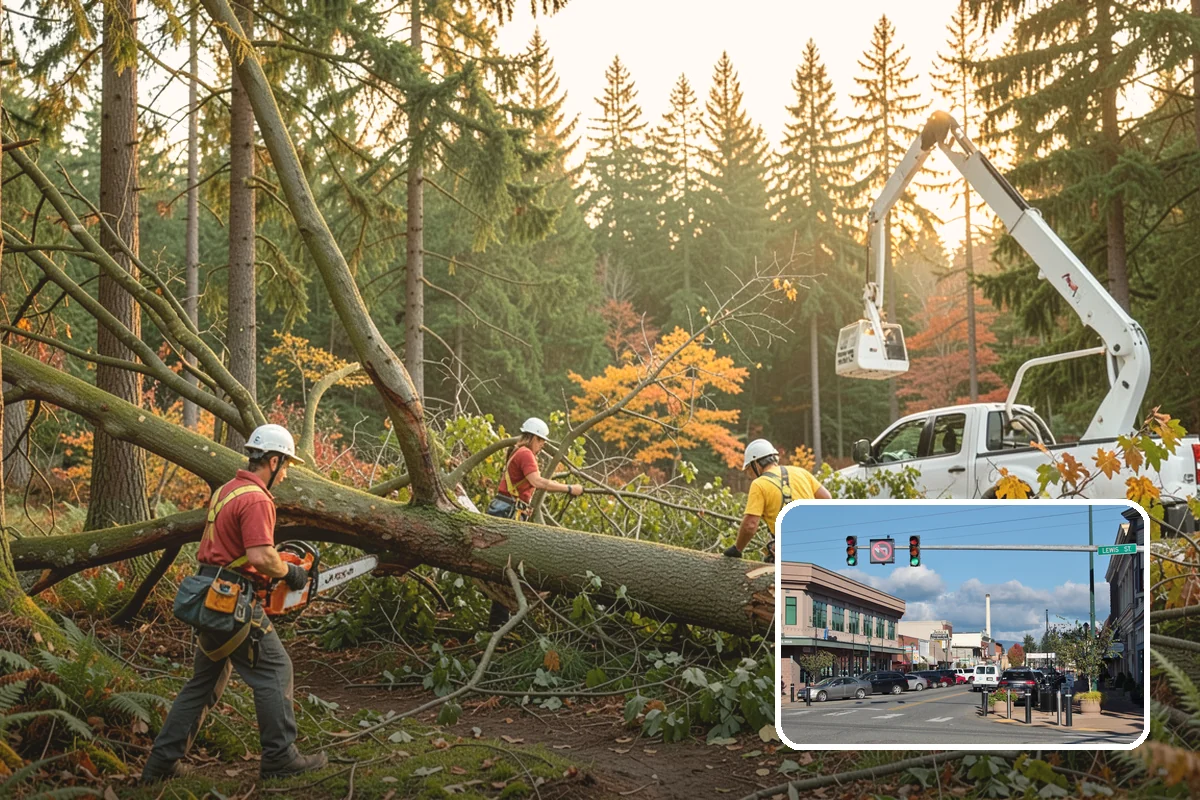 Wind damage cleanup in Monroe, Snohomish County, WA - Restores safety and access quickly