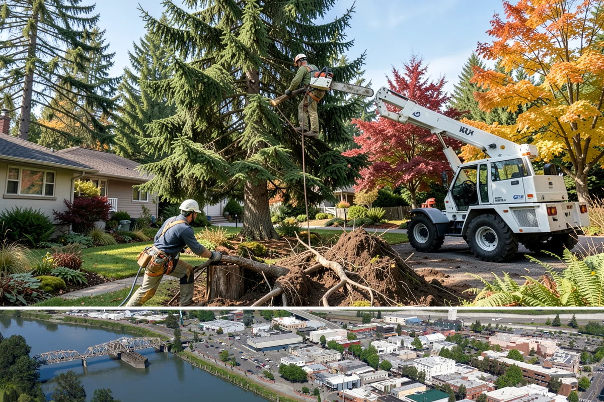 Wind damage cleanup in Mount Vernon, Skagit County, WA - This service is performed year-round in response to high winds but requires extra caution during wet winter months when ground...