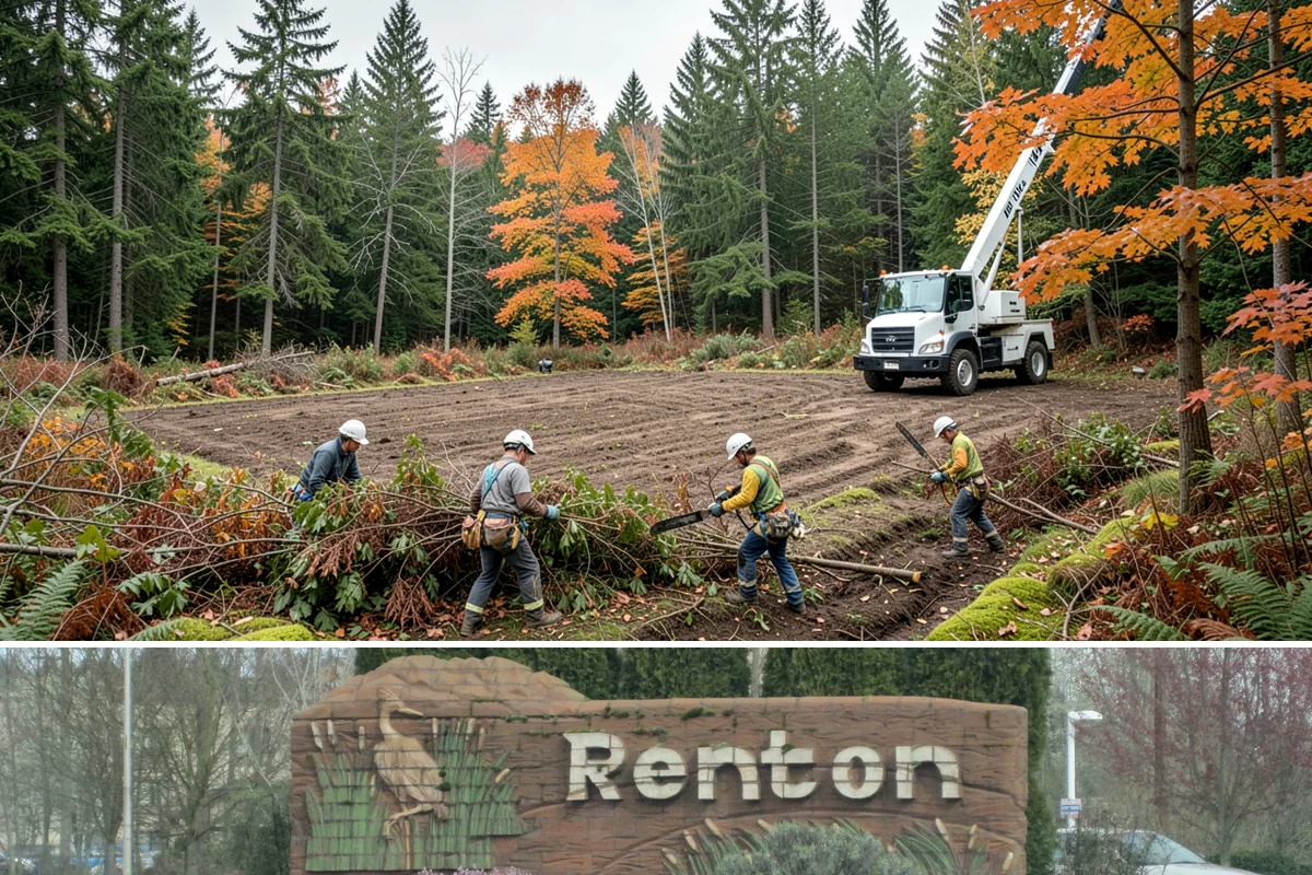 Wind damage cleanup in Renton, King County, WA - This service is performed year-round in response to high winds but requires extra caution during wet winter months when ground...