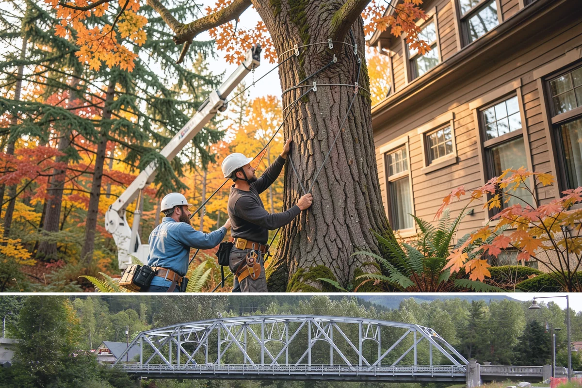 Wind damage cleanup in Skykomish, King County, WA - This service is performed year-round in response to high winds but requires extra caution during wet winter months when ground...