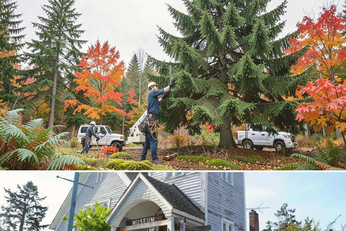 Wind damage cleanup in Steilacoom, Pierce County, WA - This service is performed year-round in response to high winds but requires extra caution during wet winter months when ground...
