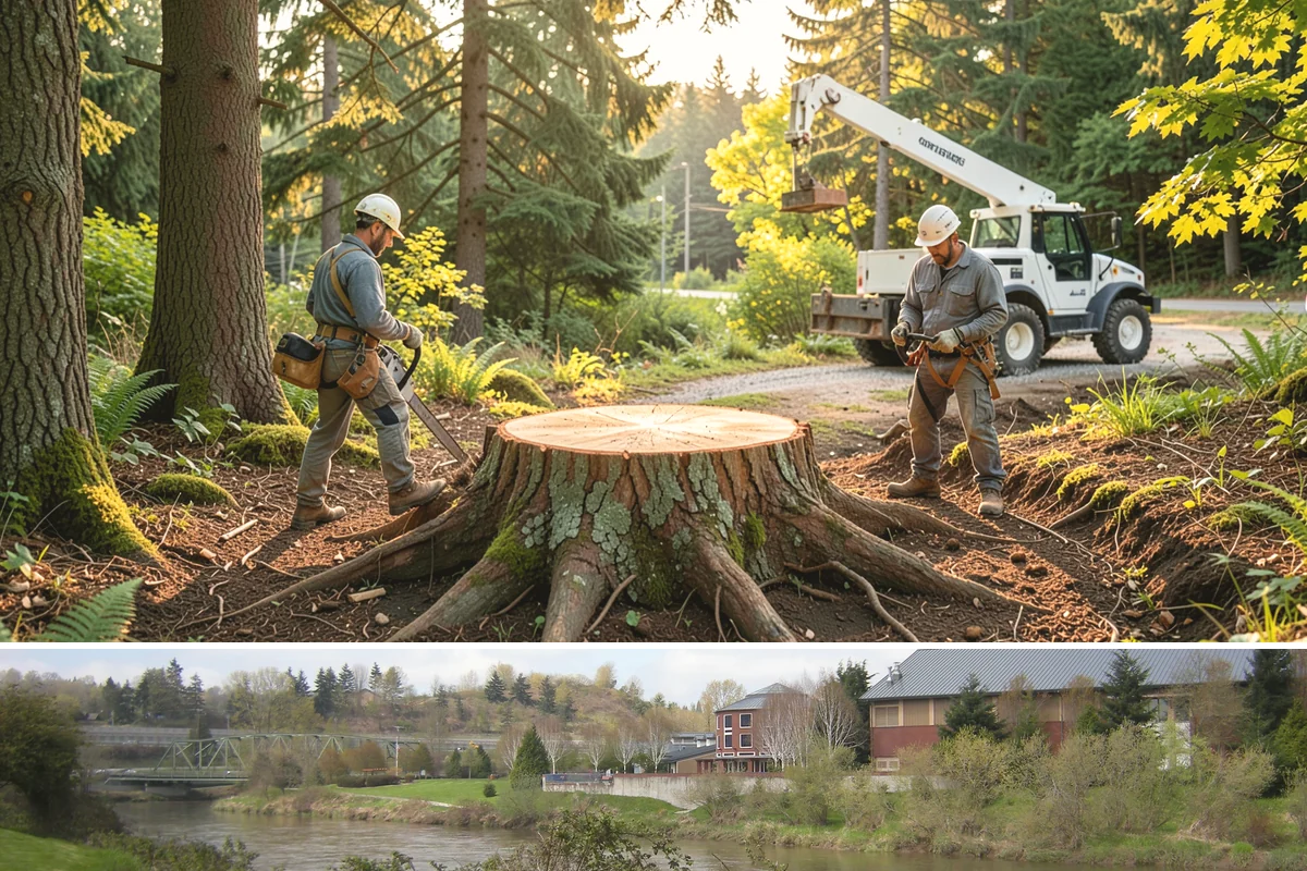 Wind damage cleanup in Tukwila, King County, WA - This service is performed year-round in response to high winds but requires extra caution during wet winter months when ground...