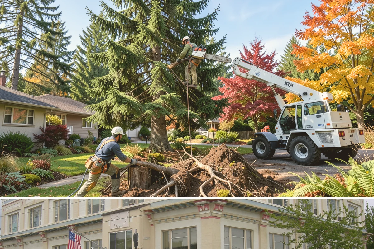 Wood chipping in Anacortes, Skagit County, WA - This service can be performed year-round but may require extra caution during wet Pacific Northwest seasons to prevent...